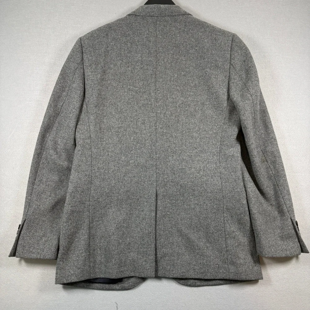 J.Crew‎ Ludlow Blazer Yorkshire Tweed Moon Mens 40R Grey English Wool Sport Coat